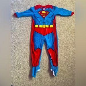 Size 4 one piece Superman pajamas